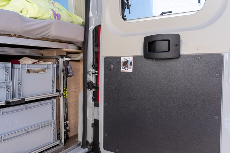 Verkleidung / Bezugsstoff für Hecktüren / Flügeltüren Ducato 250 -  Selbstausbau 