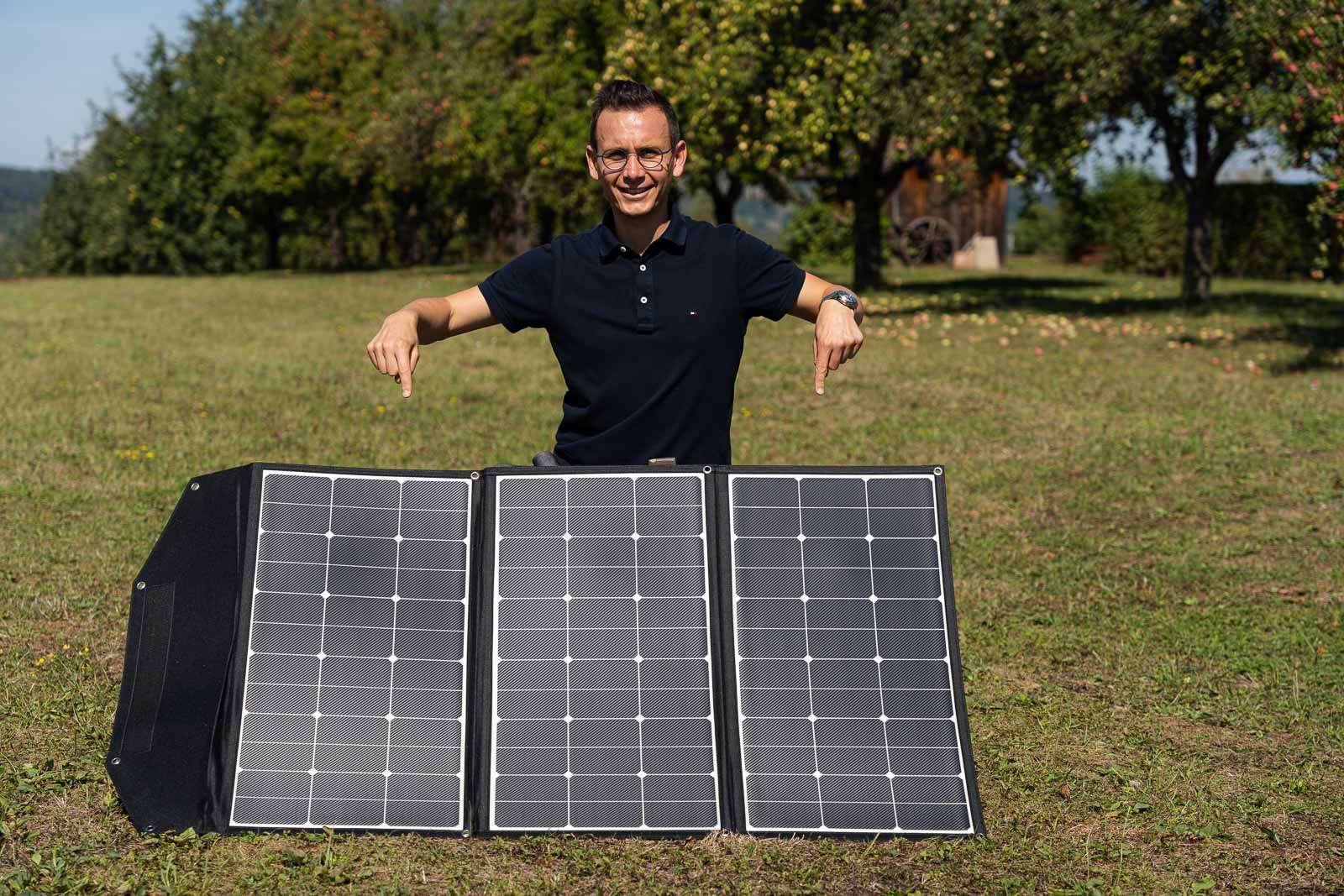 Mobiles Solarmodul WATTSTUNDE Sunfolder+